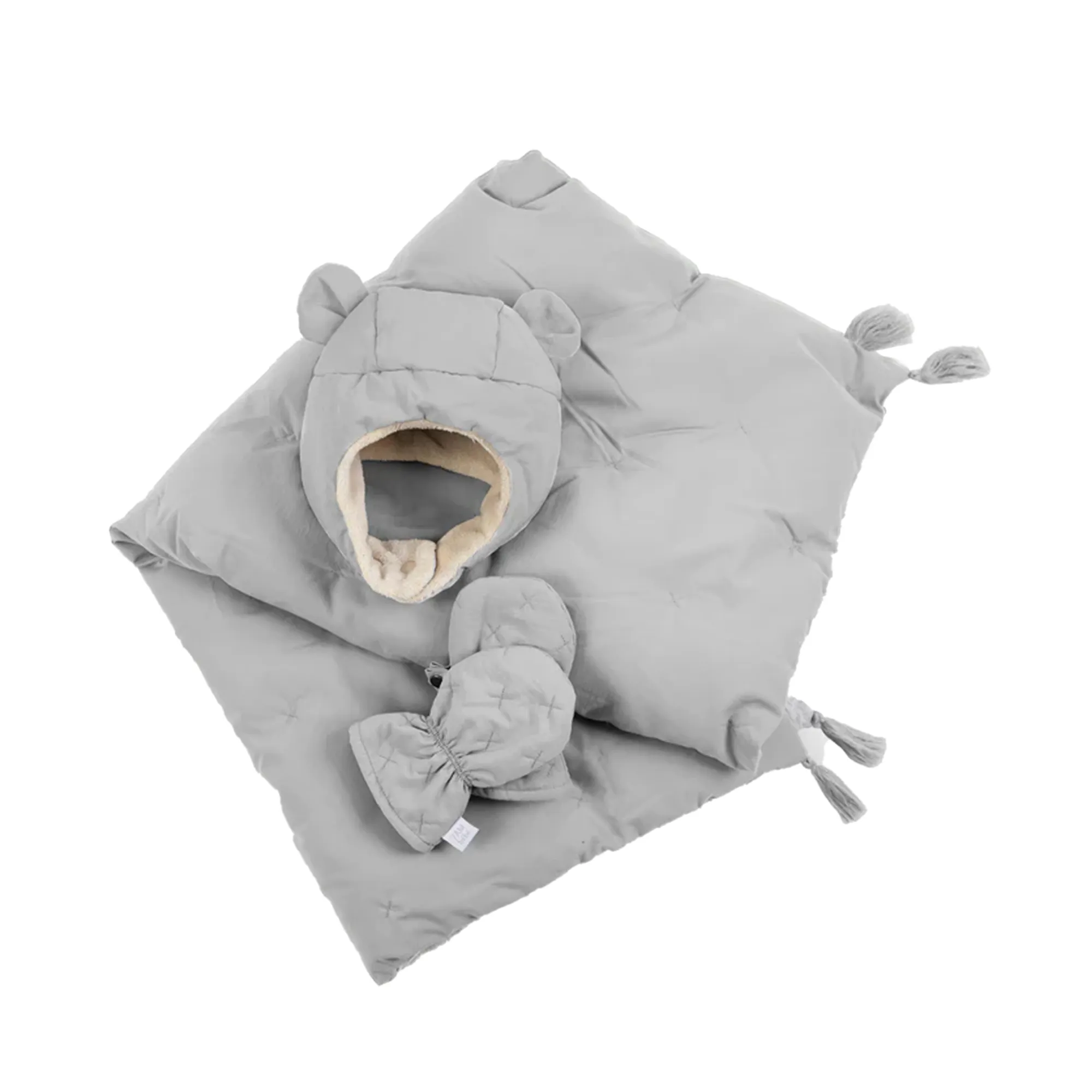 7AM ENFANT Cubby Set - Airy (Mittens, Hat, Blancket)