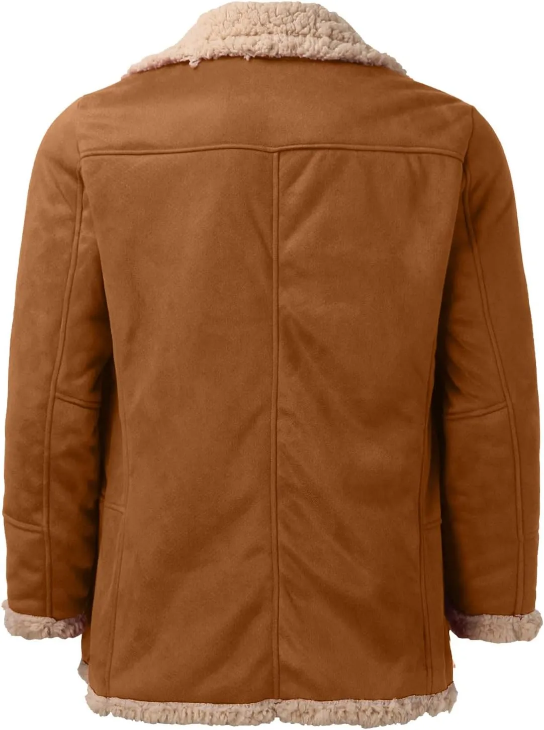 LCMTWX Men's Thick Thermal Winter Jacket Stand Collar Knitted Splice Sweater Coat Casual Cardigan Stylish Mens Puffer