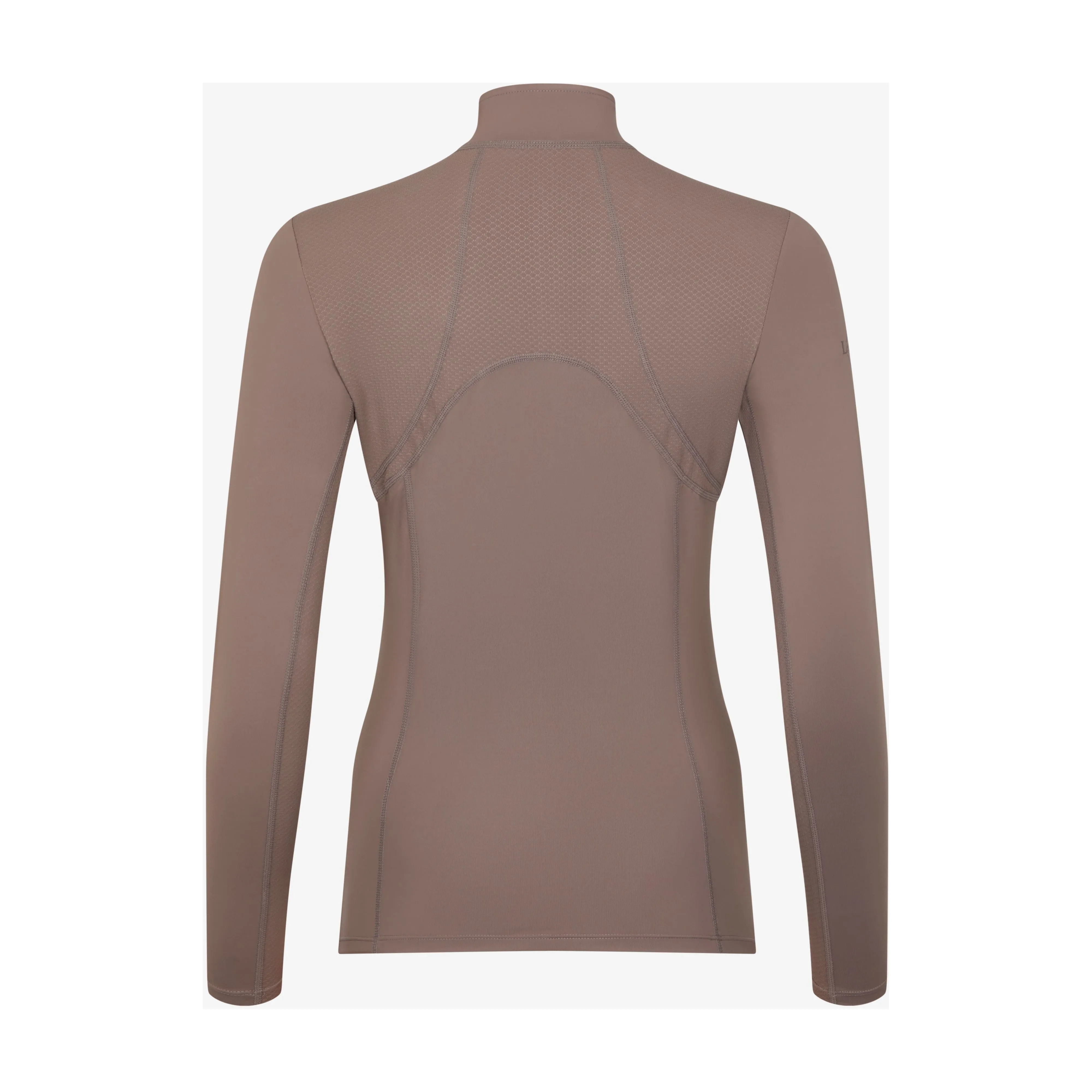 LeMieux Mia Mesh Long Sleeve Base Layer in Walnut