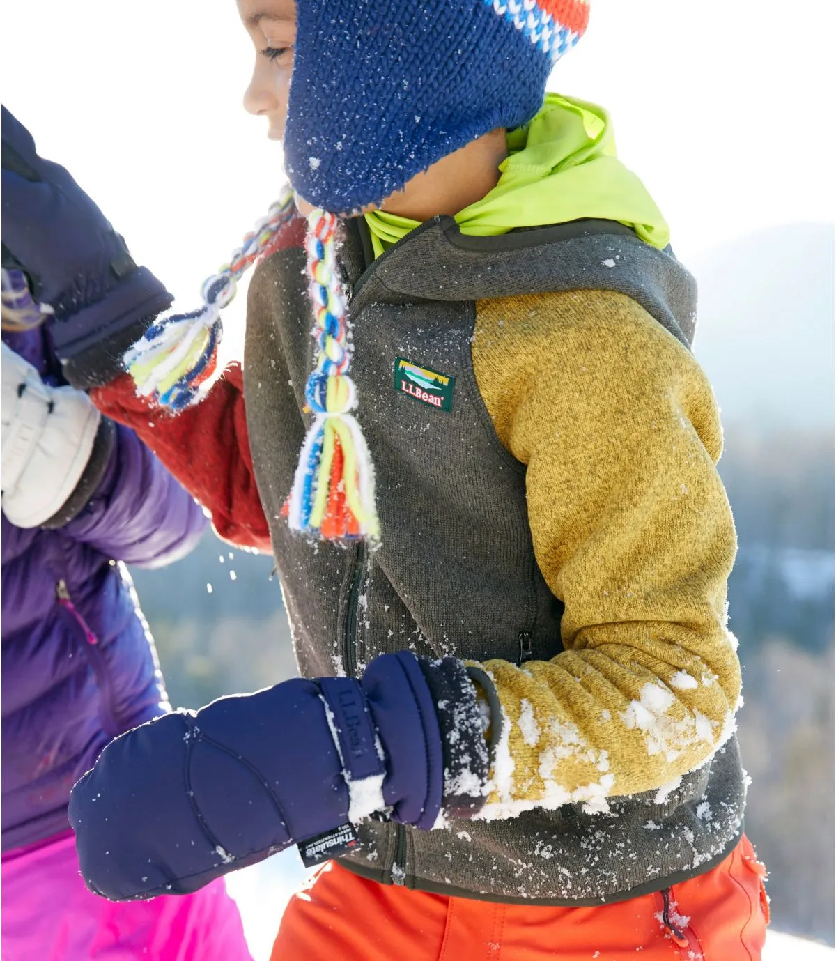 L.L. Bean Kid's Cold Buster Waterproof Mittens