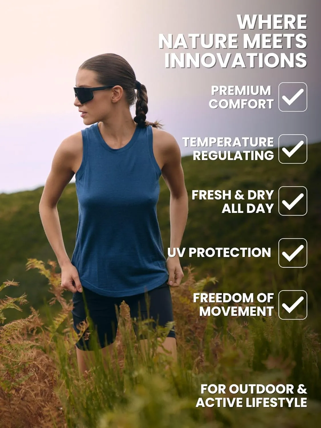 Merino.tech Merino Wool Shirt Women - 100% Merino Wool Base Layer Women Short Sleeve Tee