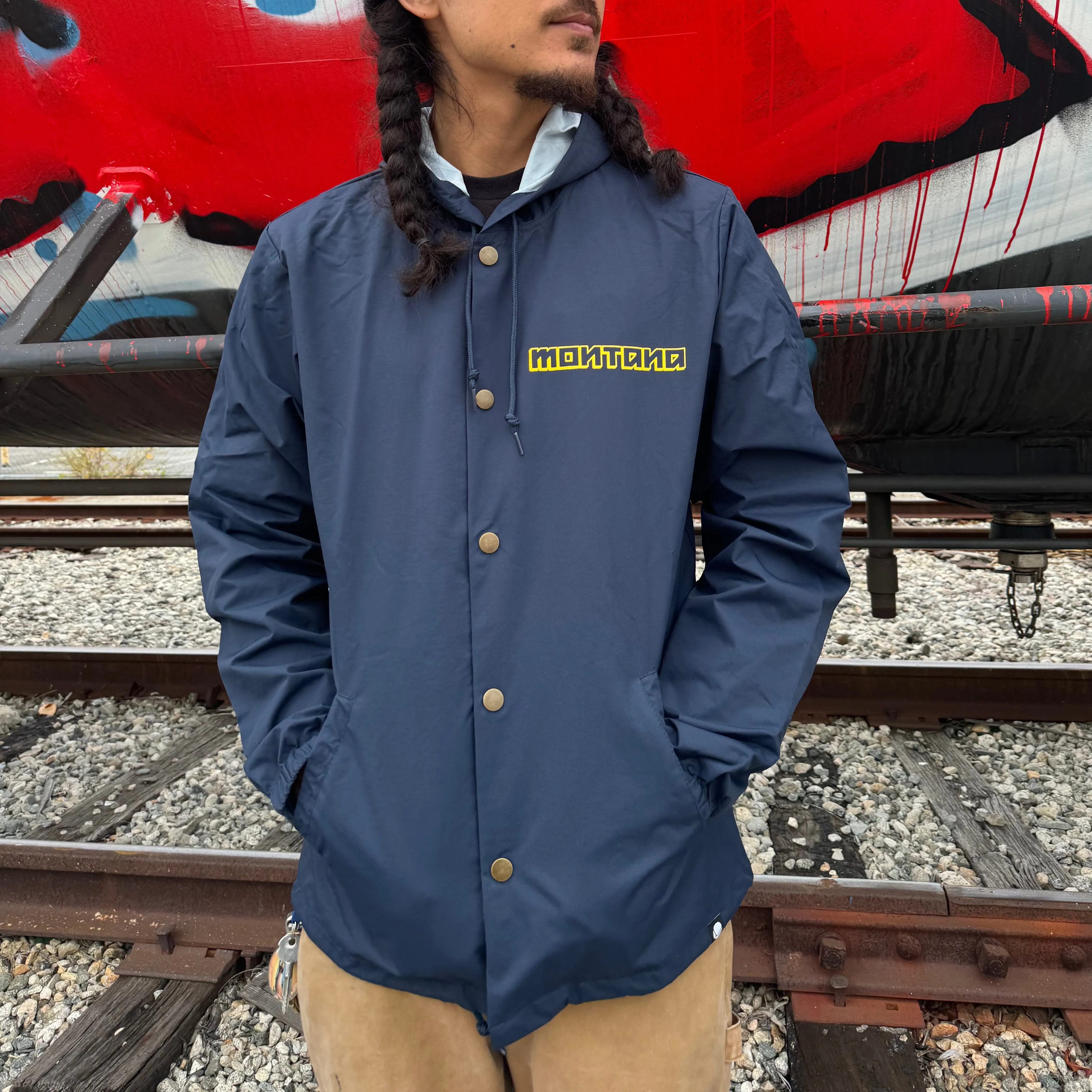 MTN Coach Jacket - Navy