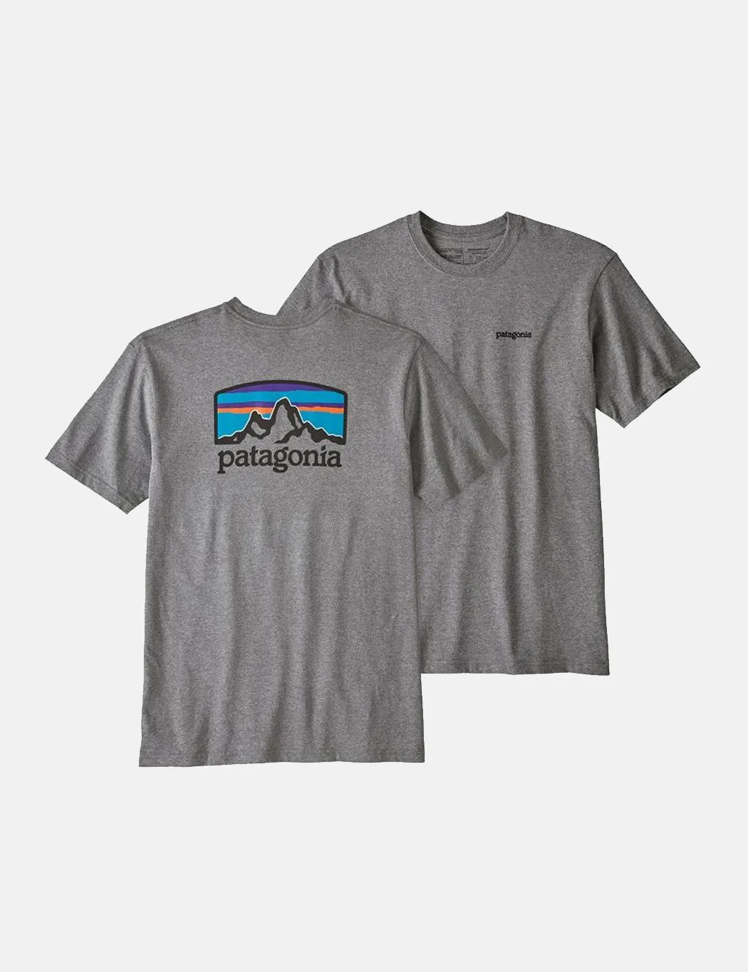 Patagonia Fitz Roy Horizons Responsibili-­Tee T­-Shirt - Gravel Heather Grey