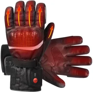 Professional Heated Motorcycle Gloves, Electric Rechargeable Battery Hand Warmers for Men Women, Winter Waterproof Riding Ski Bicycle Cycling Hunting Fishing Snowboarding