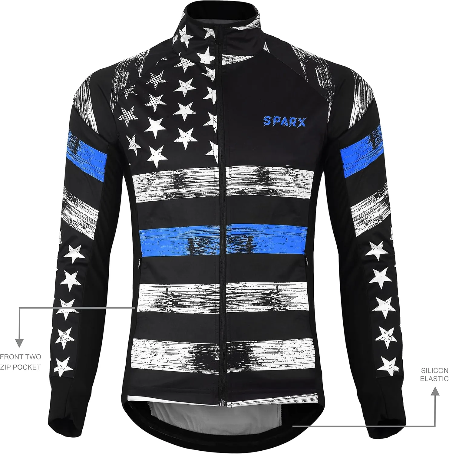 Thermal Softshell Cycling Jacket Windproof Winter Bike Jacket